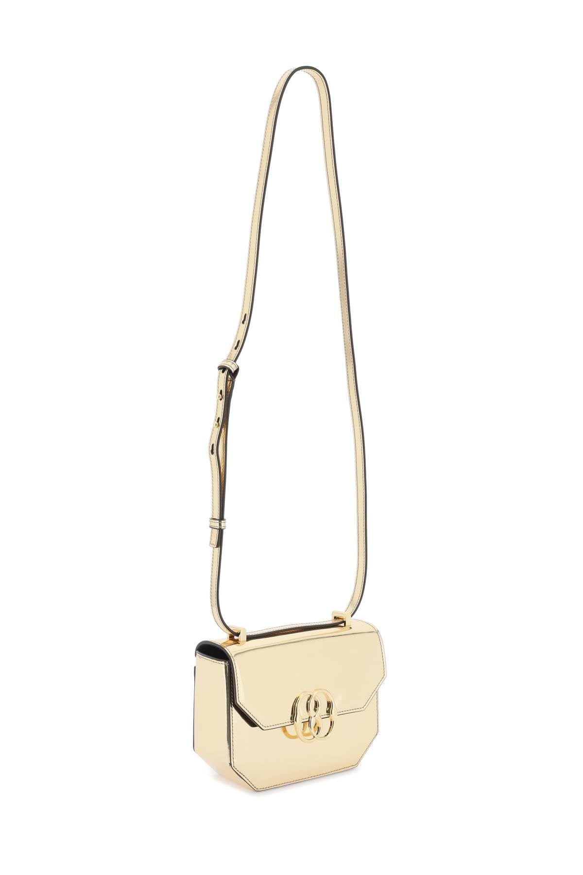 Bally Emblem Folio Crossbody Bag   Gold