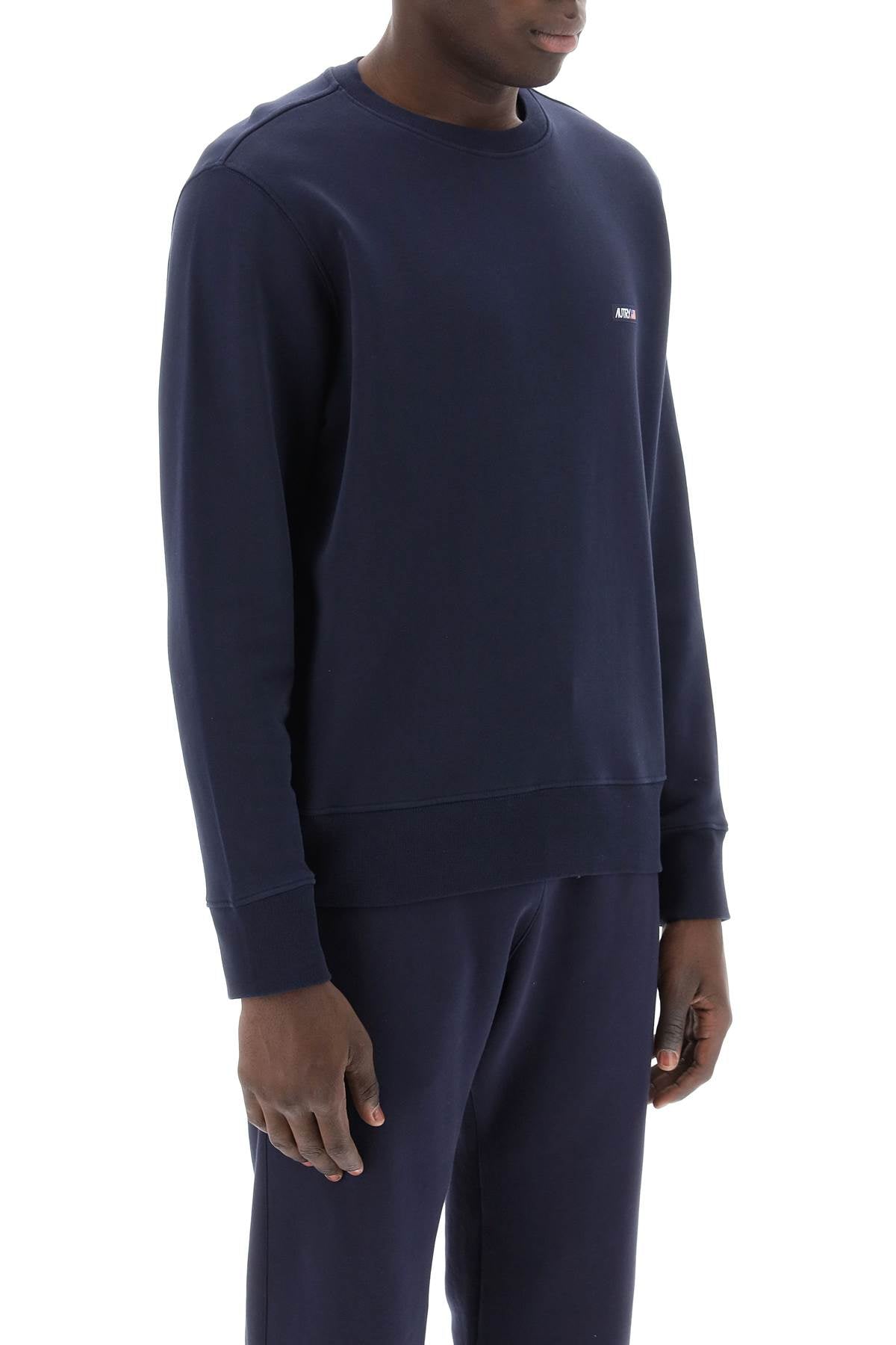 Autry Sweatshirt With Logo Label   Blue