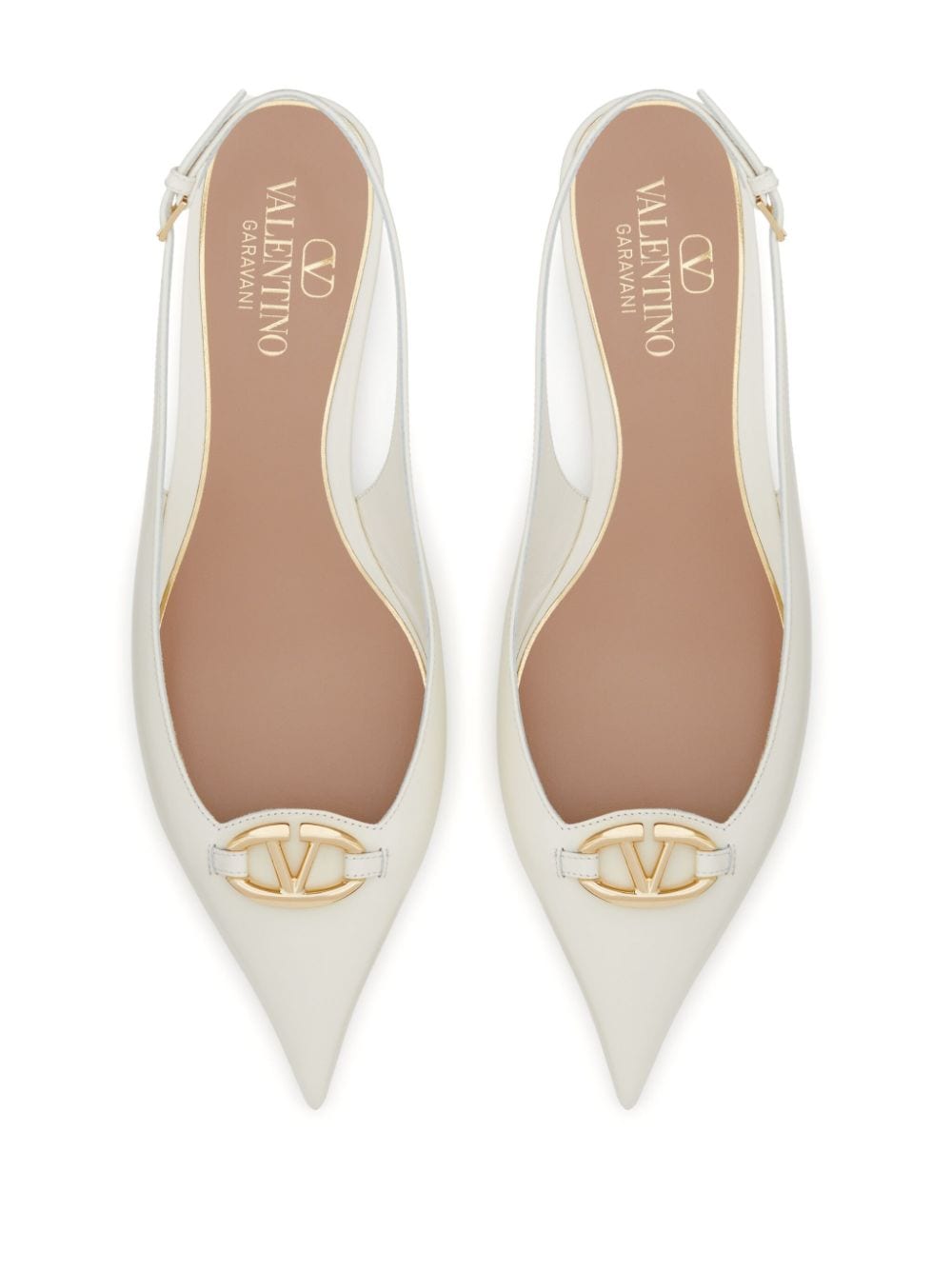 Valentino Garavani Flat Shoes White