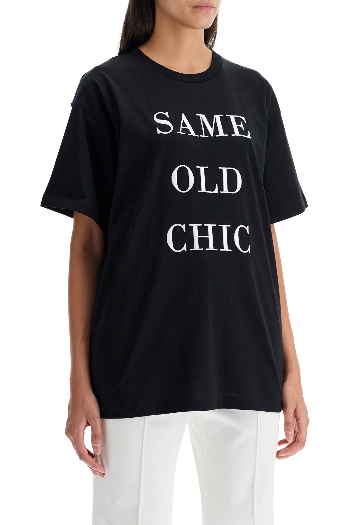 Moschino "oversized T Shirt With Same Old   Black