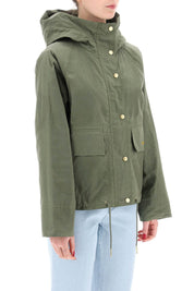 Barbour Nith Hooded Jacket With   Green