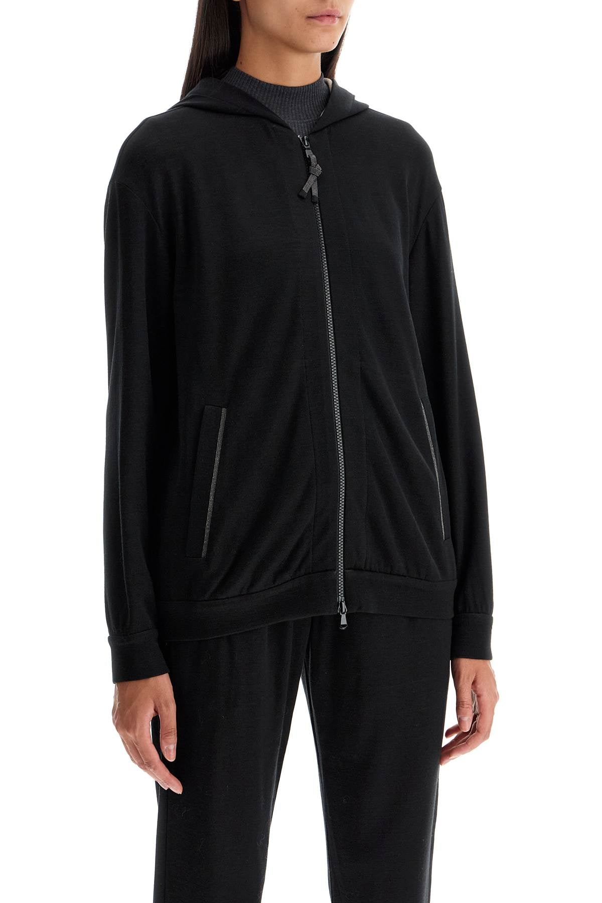 Brunello Cucinelli "sweatshirt With Precious   Black