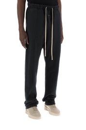 Fear Of God Replace With Double Quotebrushed Cotton Joggers For   Black