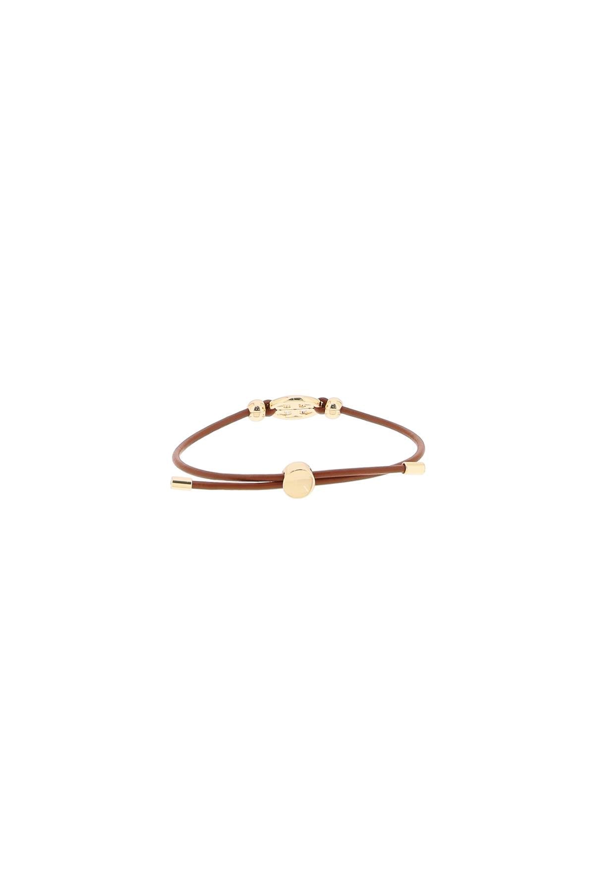 Tory Burch Miller Slider Bracelet   Brown