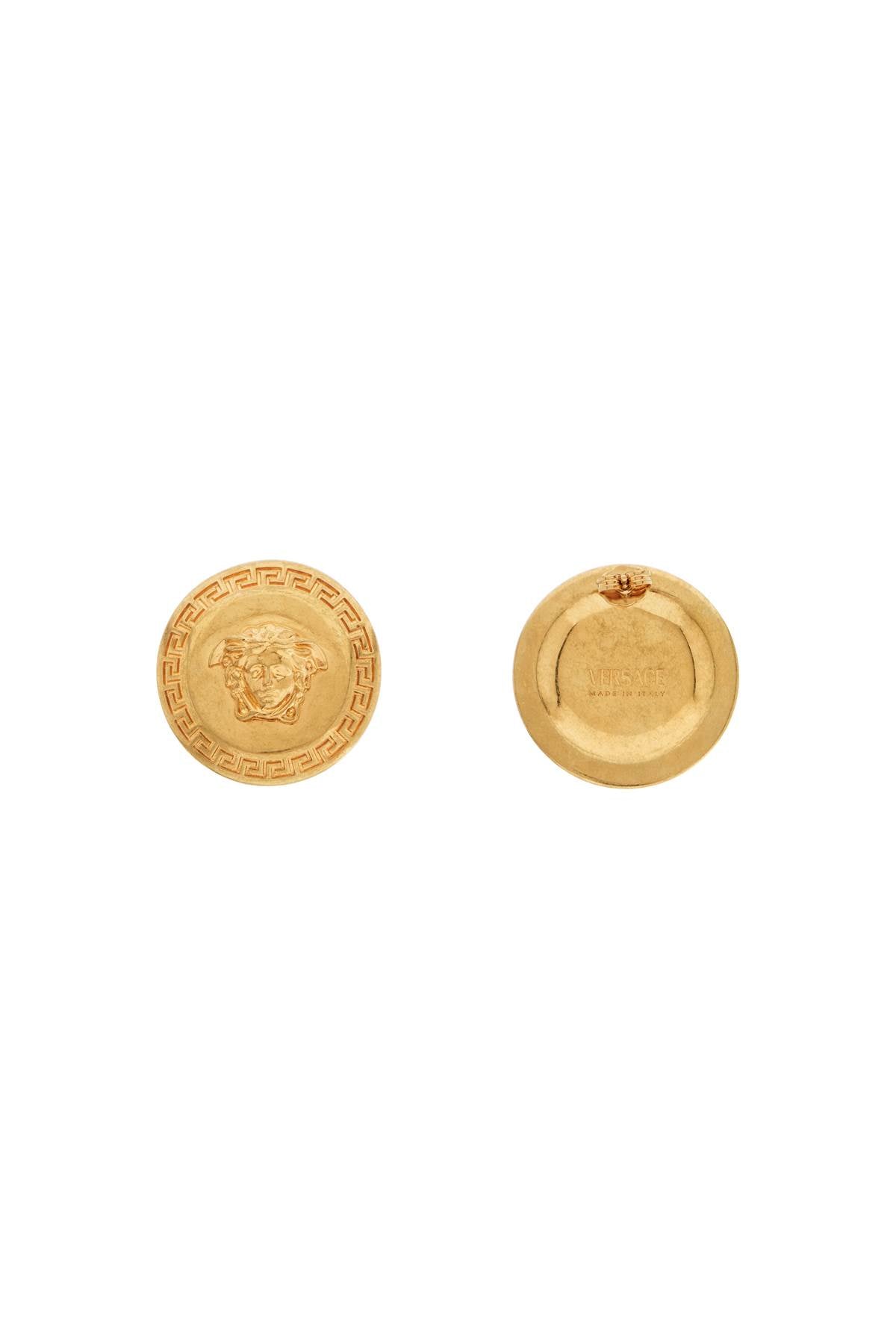 Versace Medusa Tribute Earrings   Gold