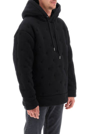 Closed Padded Hoodie   Black