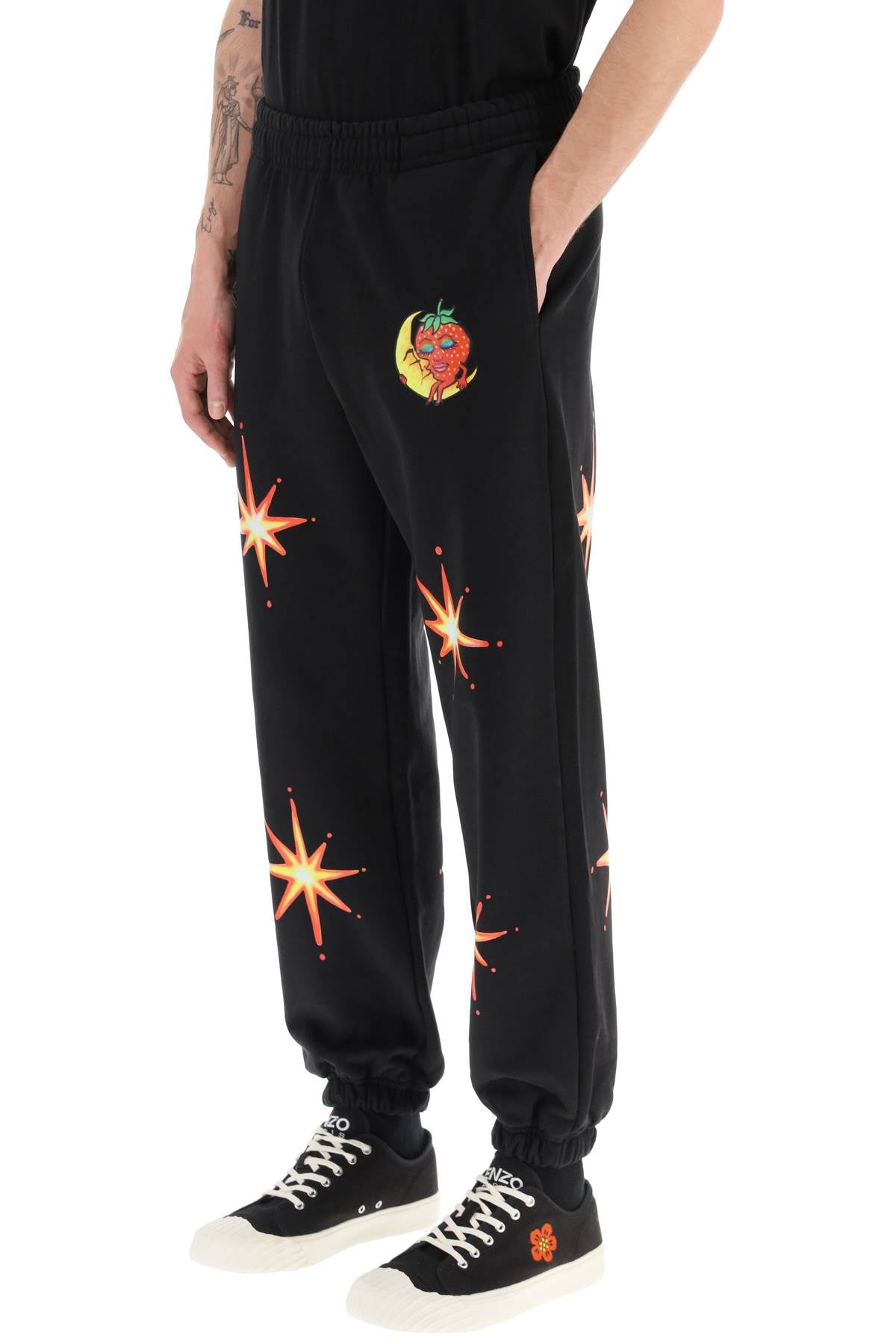 Sky High Farm 'Firework' Jogger Pants   Black