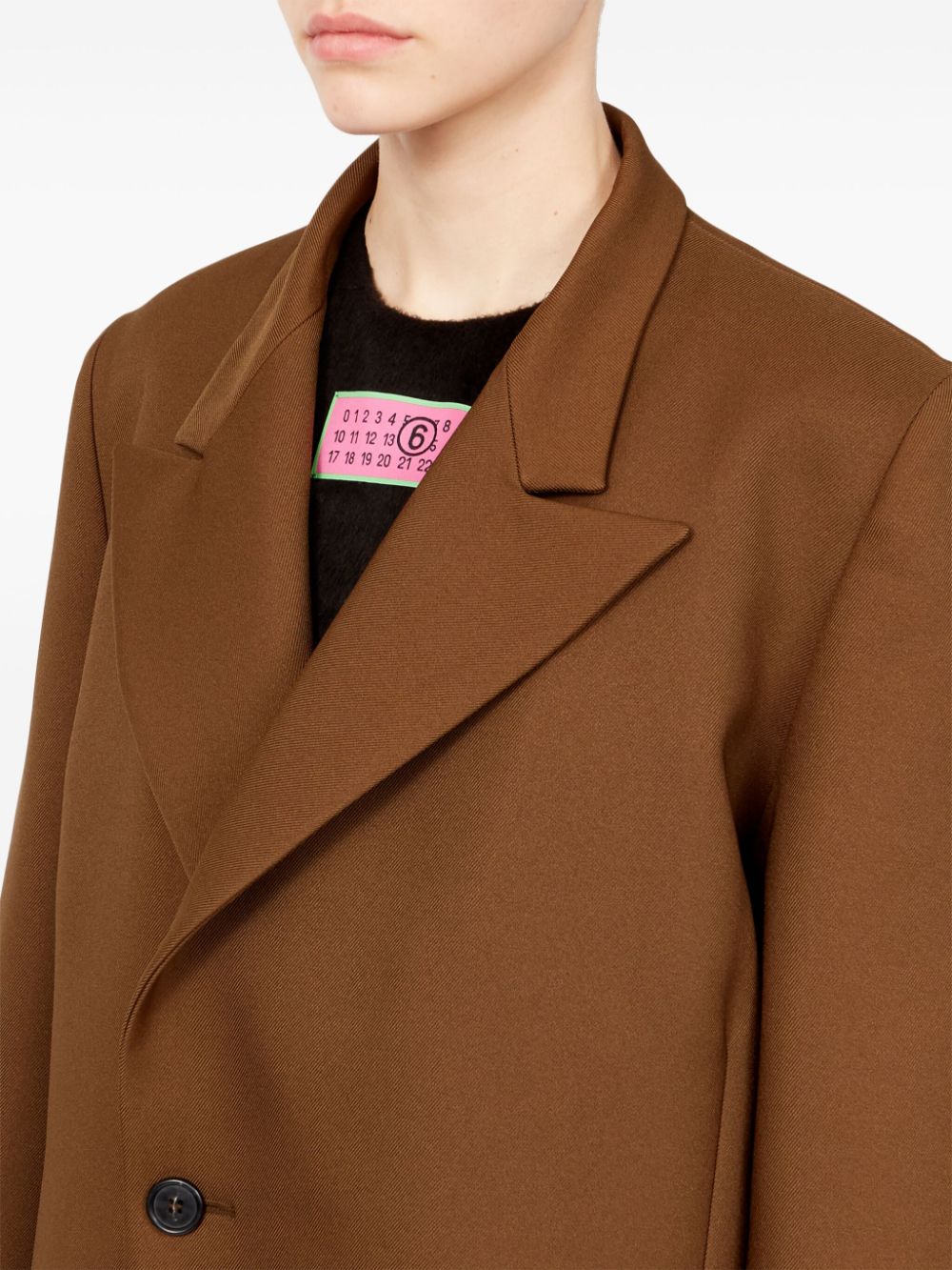 Mm6 Maison Margiela Coats Brown