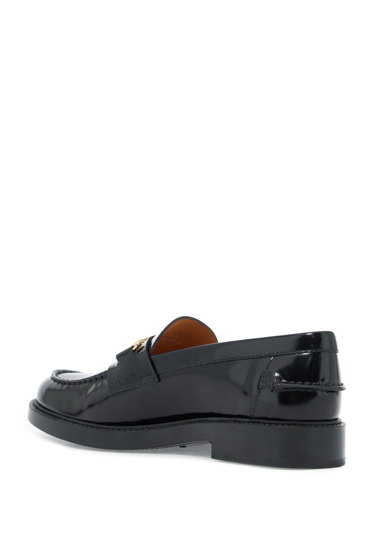 Tod's Leather Loafers For   Black