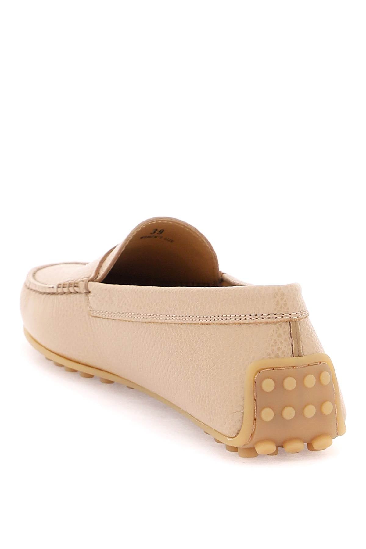 Tod's City Gommino Leather Loafers   Neutral