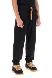 Lanvin 'Curb Lace' Sweatpants   Black