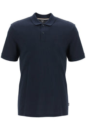 Boss Organic Cotton Pallas Polo Shirt   Blue