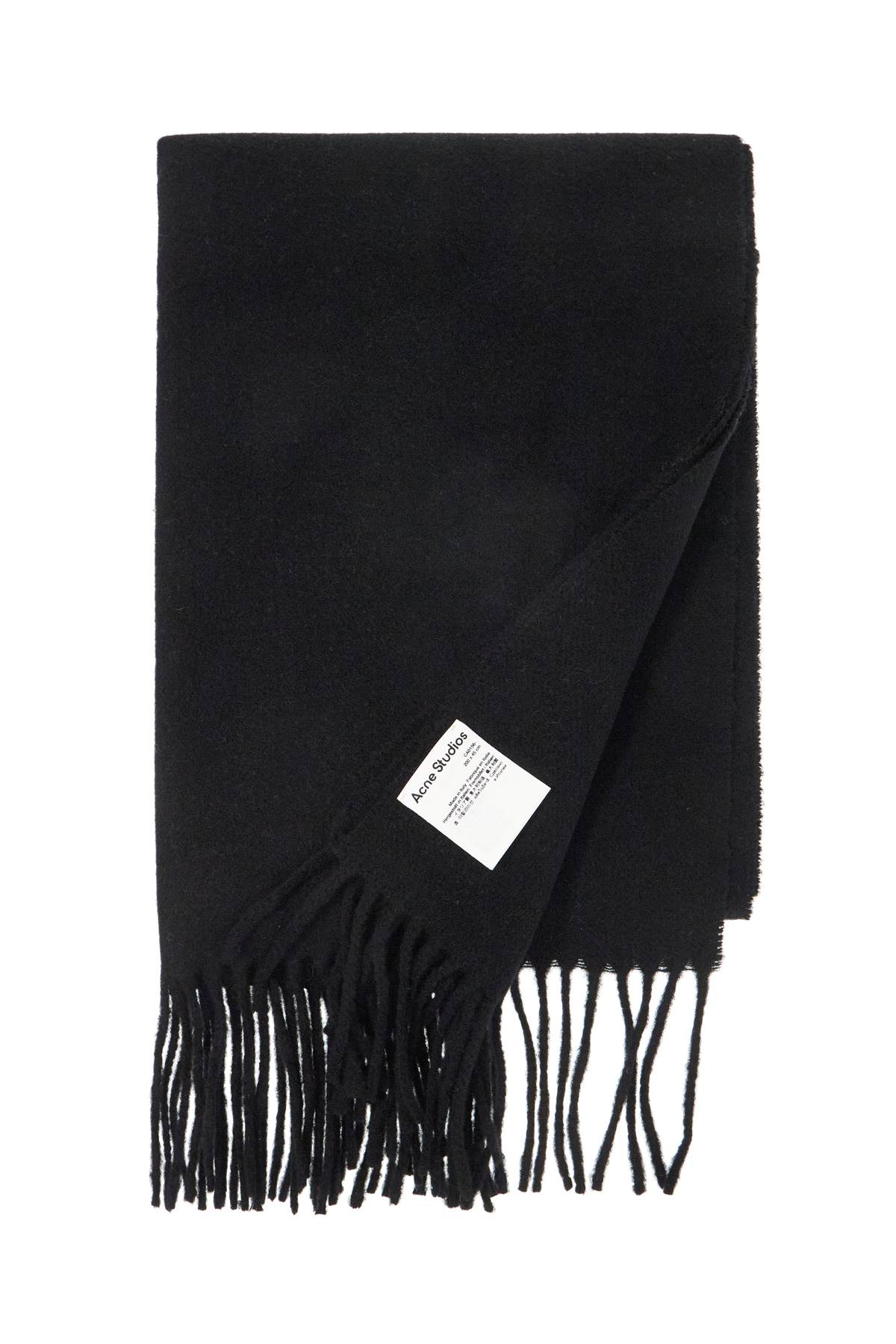 Acne Studios Cashmere Scarf For Women   Black