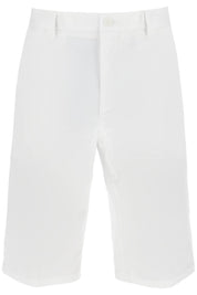 Dolce & Gabbana Stretch Cotton Bermuda Shorts   White