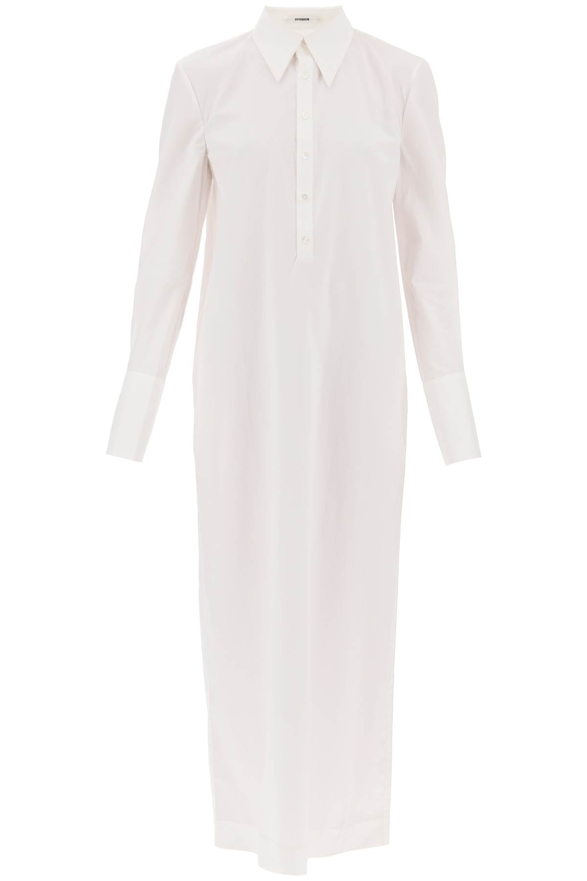 Interior Maxi Chemisier Dress Fletcher In   White