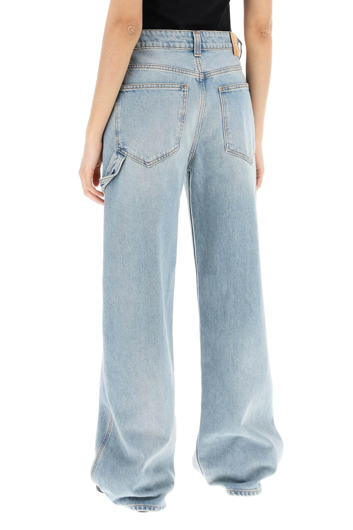 Haikure Winona Wide Leg Jeans   Blue