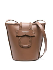 Emporio Armani Capsule Pre Bags.. Leather Brown