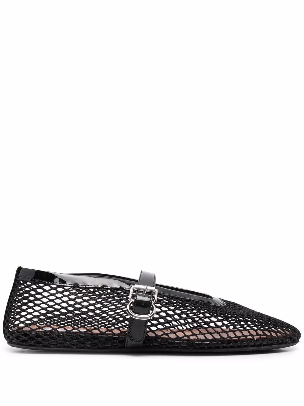 Alaia Flat Shoes Black