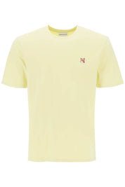 Maison Kitsune Fox Head T Shirt   Yellow