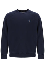 Maison Kitsune Tricolor Fox Sweatshirt   Blue