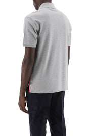 Thom Browne Mercerized Cotton Polo Shirt   Grey