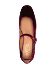 Tod's Flat Shoes Bordeaux