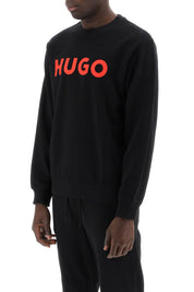 Hugo Dem Logo Sweatshirt   Black