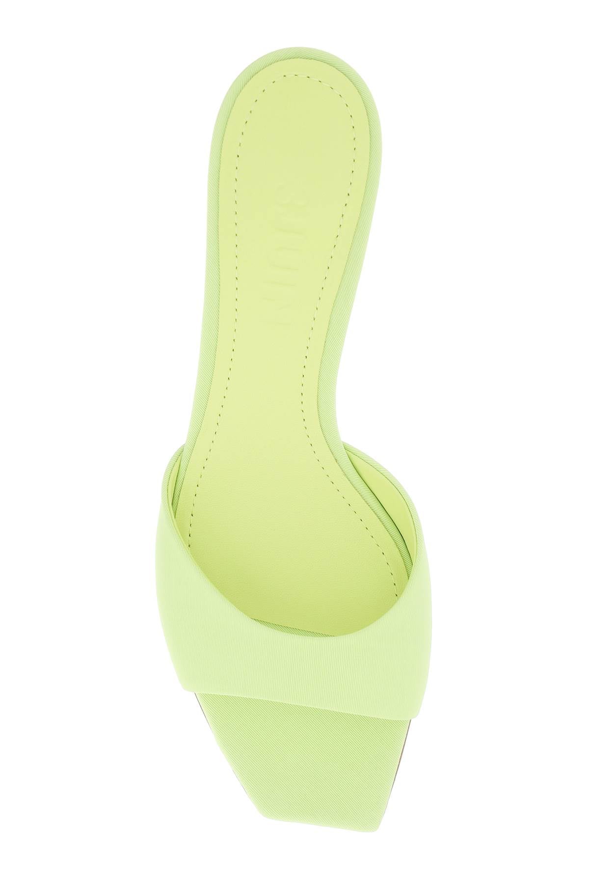 3 Juin 'Kimi' Satin Mules   Green