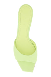 3 Juin 'Kimi' Satin Mules   Green