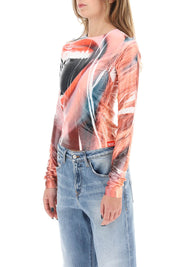 Diesel Clauzi Coated Top   Pink