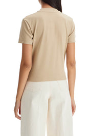 Jacquemus The Gros Grain T Shirt With   Beige