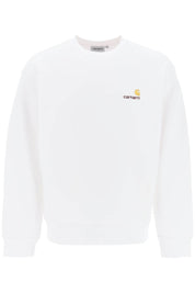 Carhartt Wip American Script Crewneck Sweatshirt   White