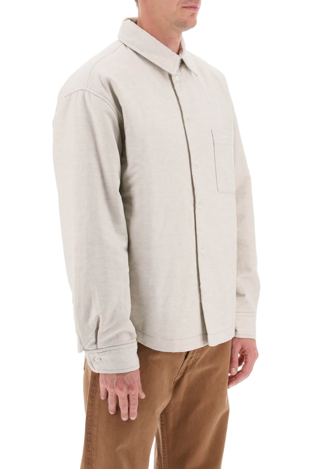 Jacquemus La Chemise Boulanger Overshirt   Beige