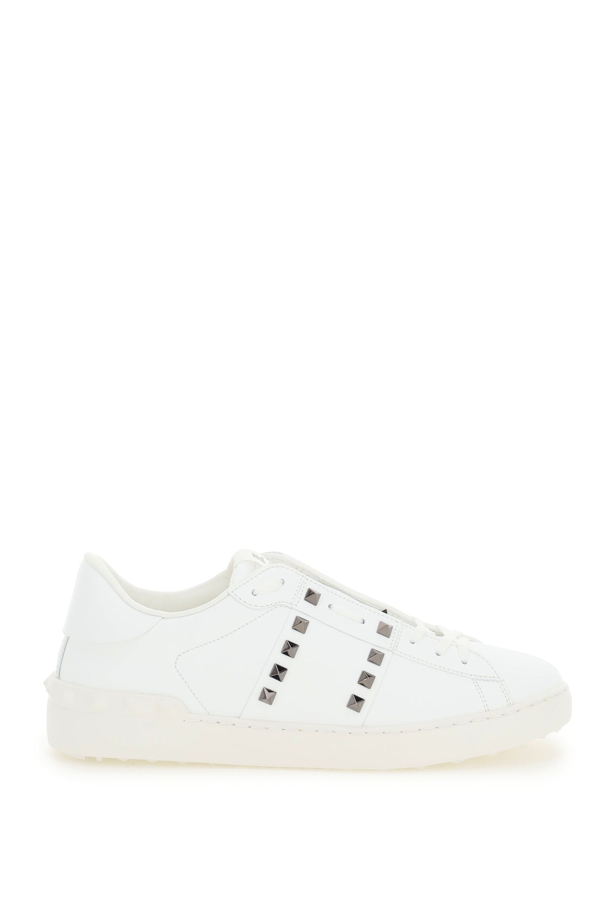 Valentino Garavani Open Rockstud Untitled Sneakers   White