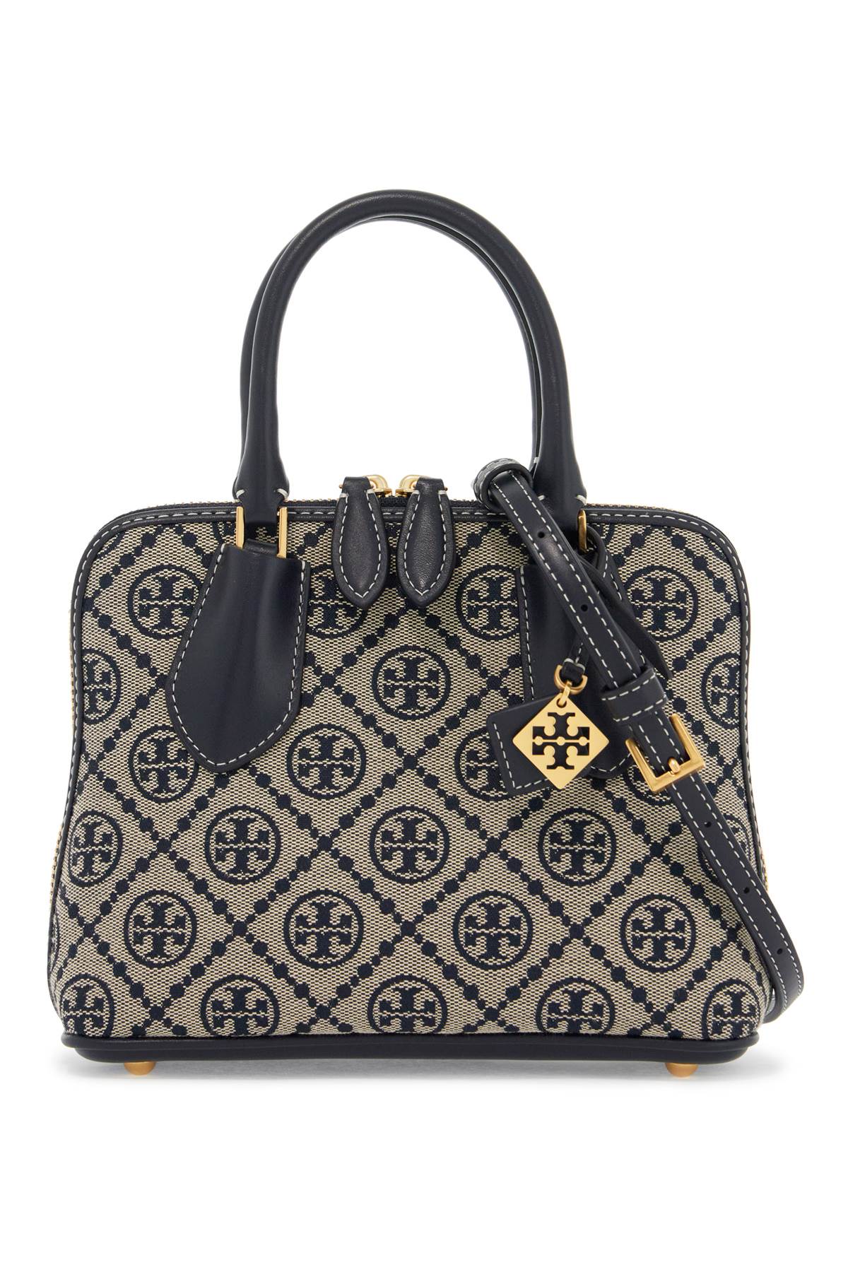 Tory Burch Mini Swing Bauletto Bag In   Neutral