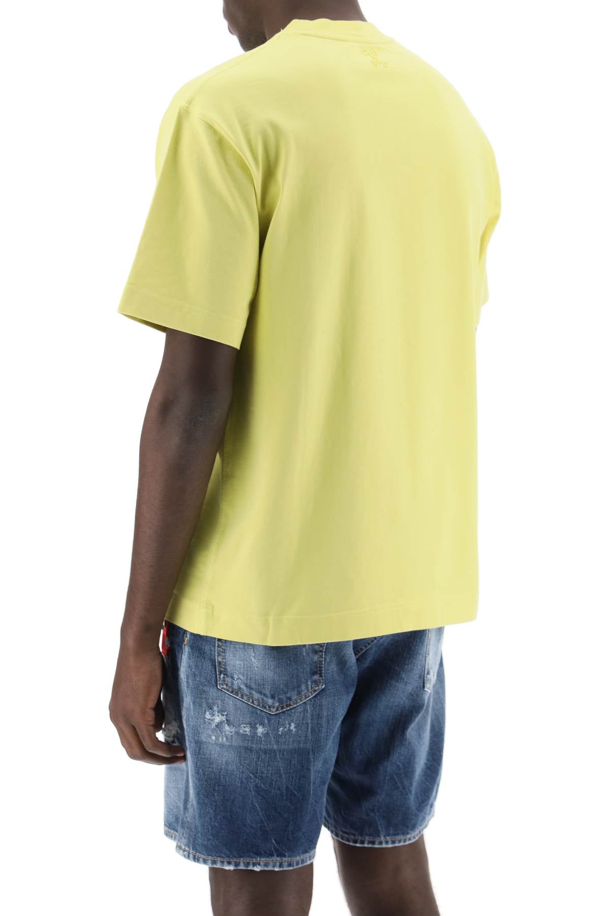 Closed Crew Neck T Shirt   Yellow