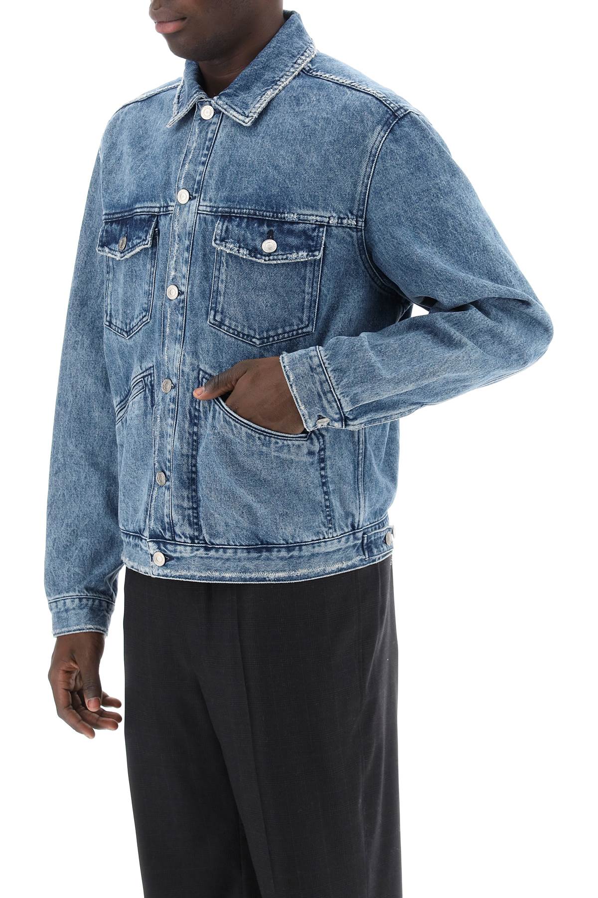 Marant Jango Denim Jacket   Blue