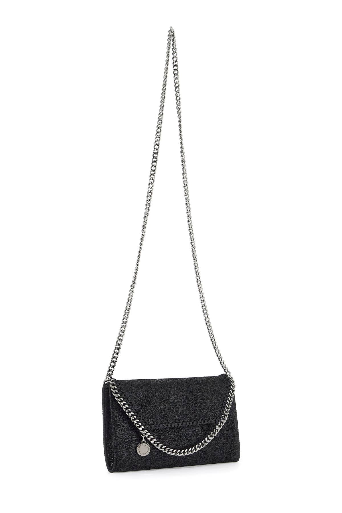 Stella Mc Cartney Shaggy Deer Mini Crossbody Bag   Black