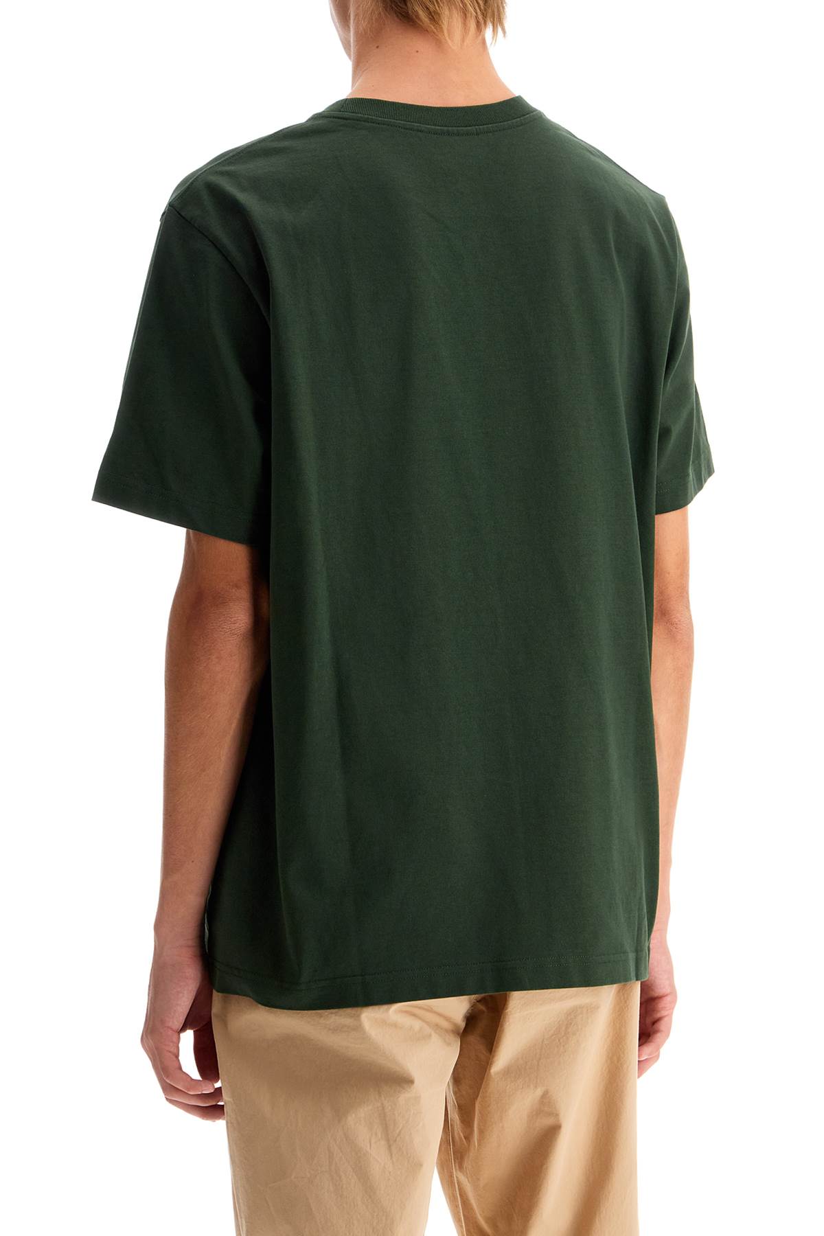 Maison Kitsune "fox Outdoor Profile T Shirt   Green