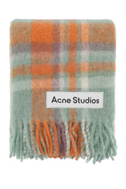 Acne Studios Wool & Mohair Extra Large Scarf   Orange