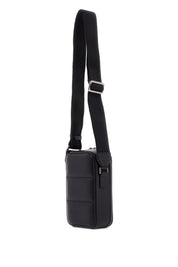 Moncler Vertical Shoulder Bag With Adjustable Strap   Black