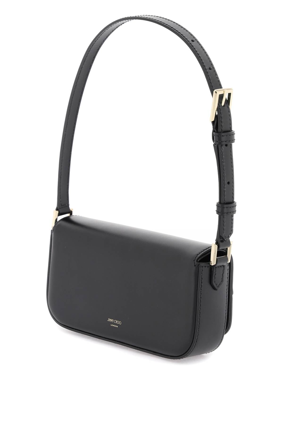 Jimmy Choo Avenue Mini Shoulder Bag   Black