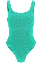 Hunza G. Square Neck Swimsuit   Green