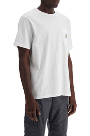 Carhartt Wip T Shirt With Chest Pocket   White