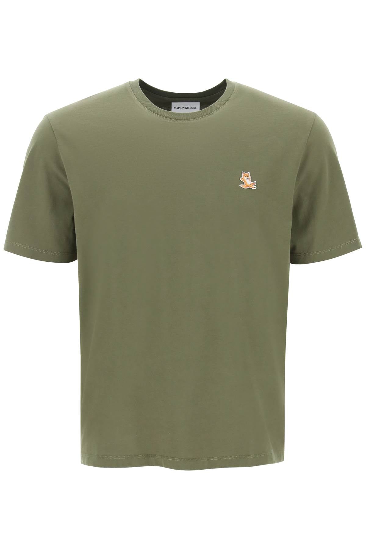 Maison Kitsune Chillax Fox T Shirt   Green