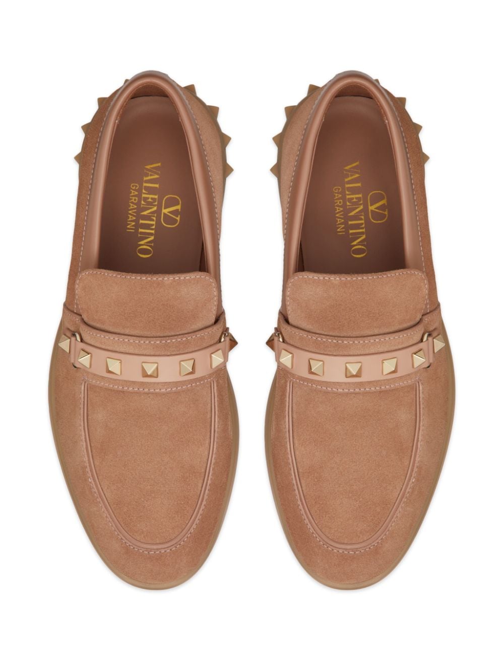 Valentino Garavani Flat Shoes Camel