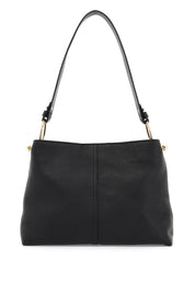 Strathberry Hobo Wool Handbag   Black