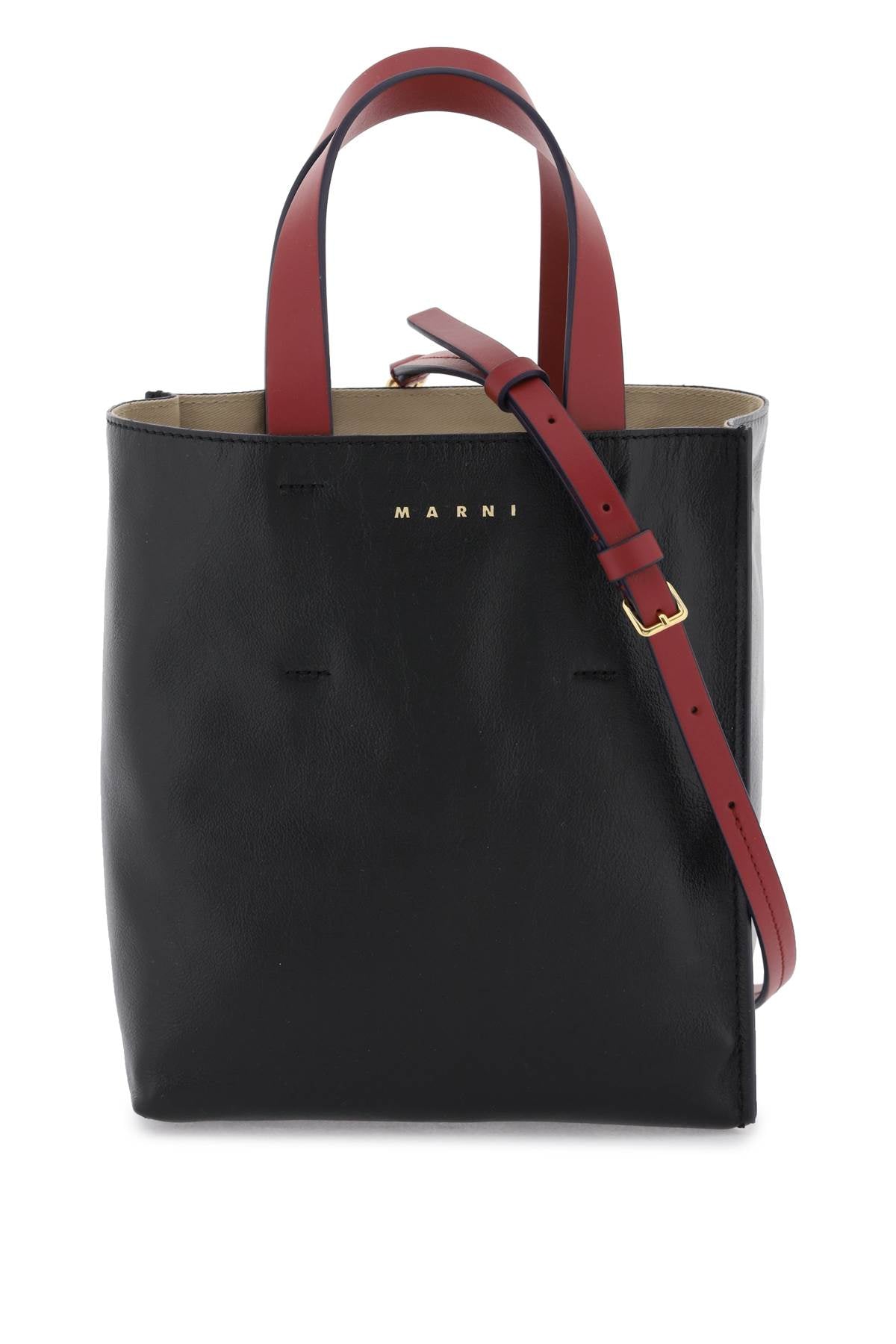 Marni Multicolor Museo Tote Bag   Grey