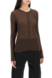 Lemaire Seamless Crewneck Card   Brown