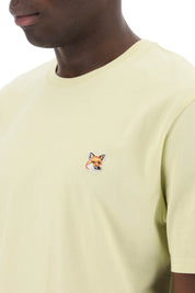 Maison Kitsune Fox Head T Shirt   Yellow